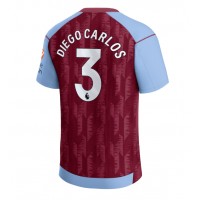 Aston Villa Diego Carlos #3 Hjemmedrakt 2023-24 Kortermet